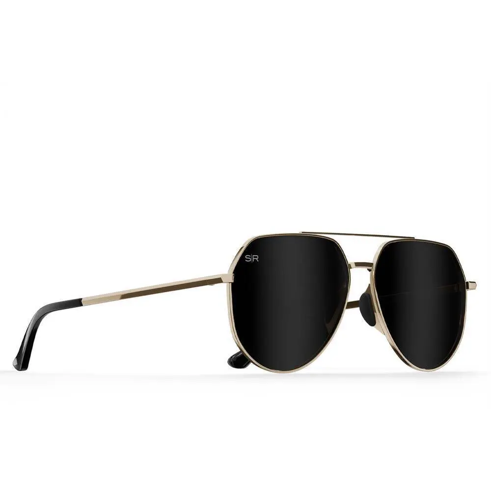 Tangle Free Aviator Hex - Black Gold Polarized - Image 3
