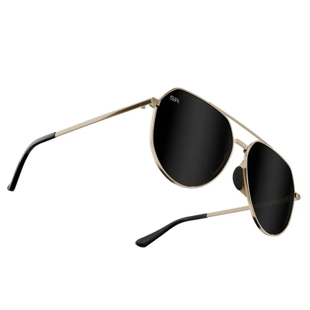 Tangle Free Aviator Hex - Black Gold Polarized - Image 2