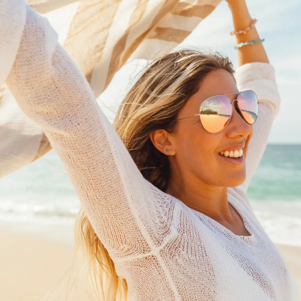 Tangle Free Aviator - Peach Polarized - Image 5