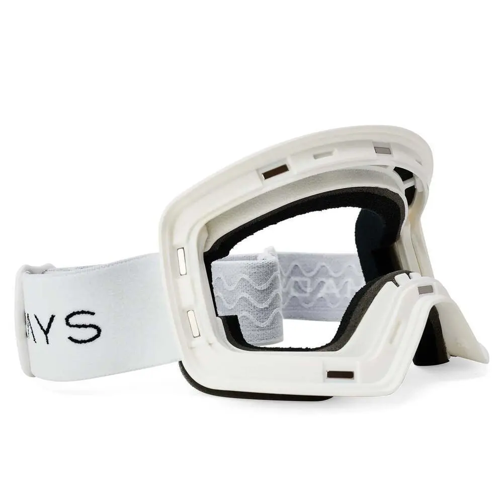 Frontier Snow Goggle - White Magnetic Frame + Strap (Lens Not Included)