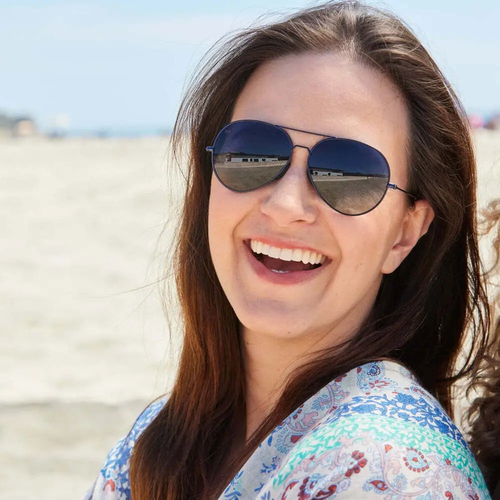 Tangle Free Aviator - Navy Polarized - Image 3