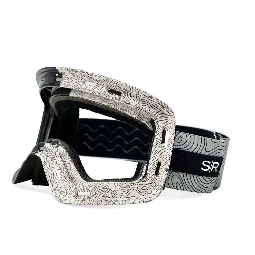 Frontier Snow Goggle - Stealth Terrain Magnetic Frame + Strap (Lens Not Included) - Image 3