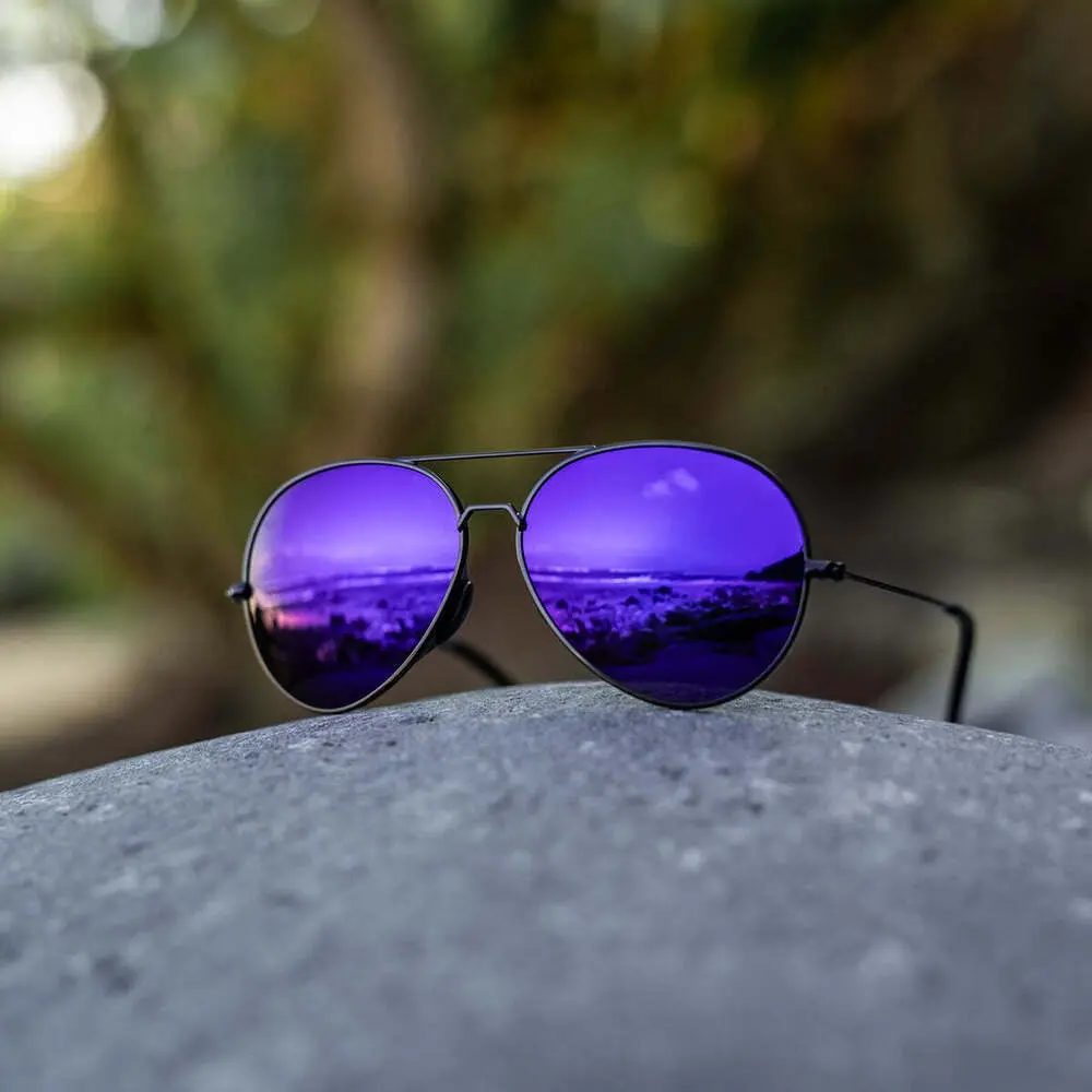 Tangle Free Aviator - Purple Polarized - Image 5