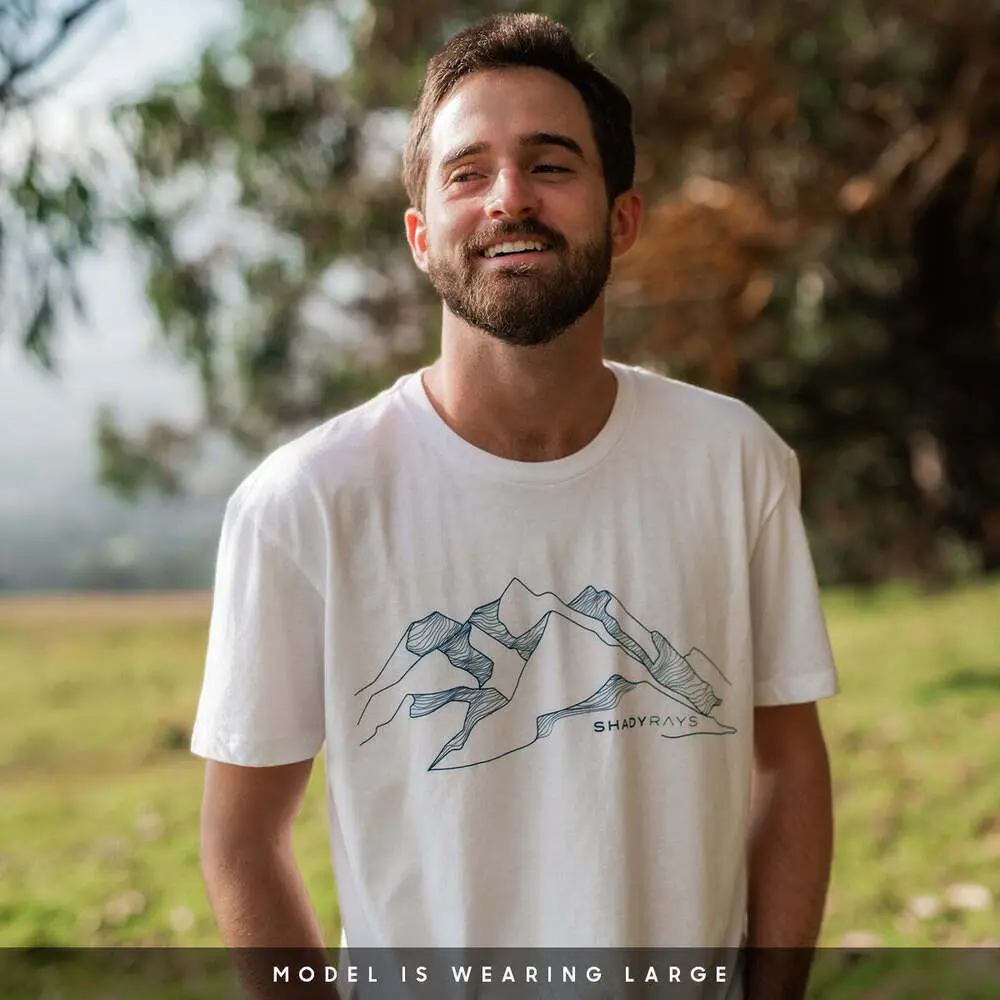 Graphic T-Shirt - Mountainscape White - Image 2