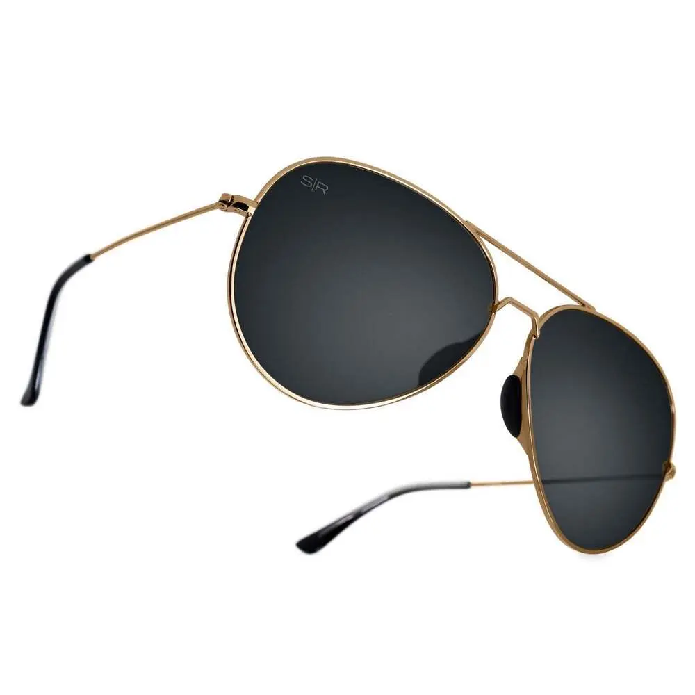 Tangle Free Aviator - Black Gold Polarized - Image 2