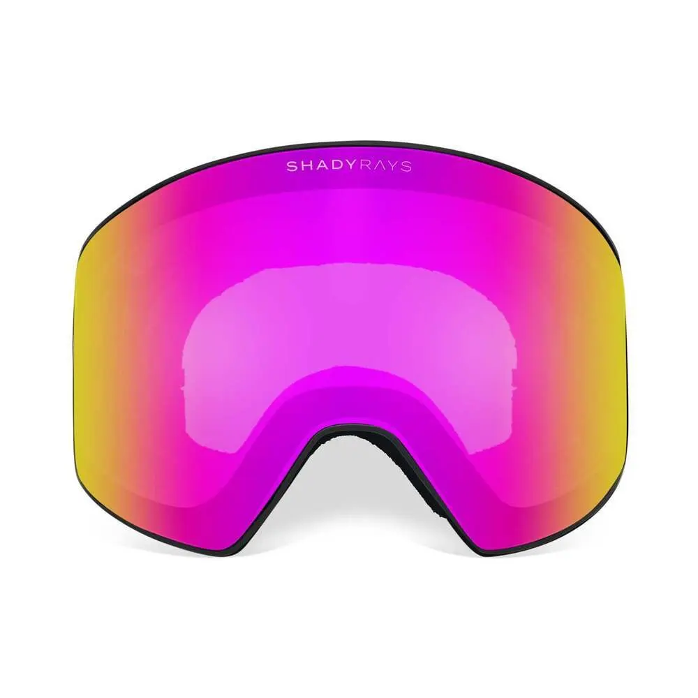 Frontier Snow Goggle Lens - Neon Pink