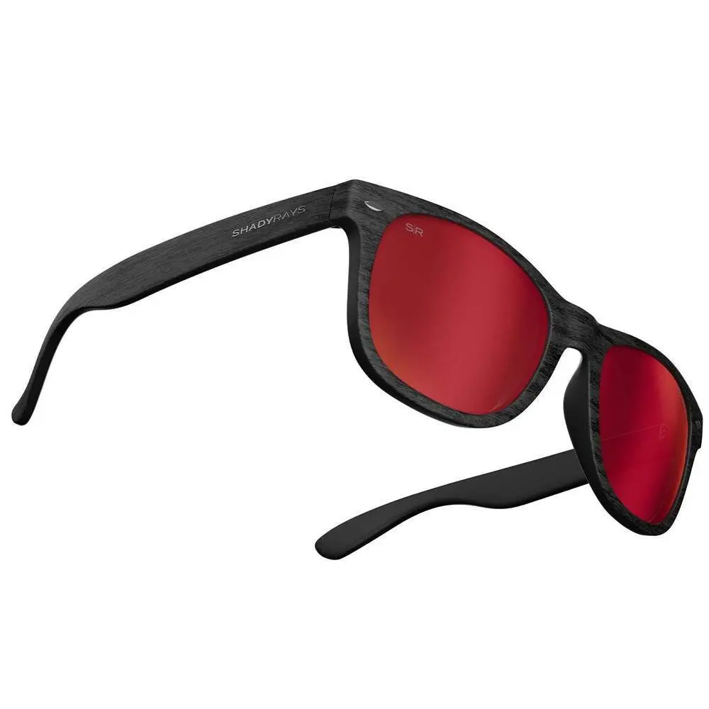 Classic Timber - Black Red Polarized