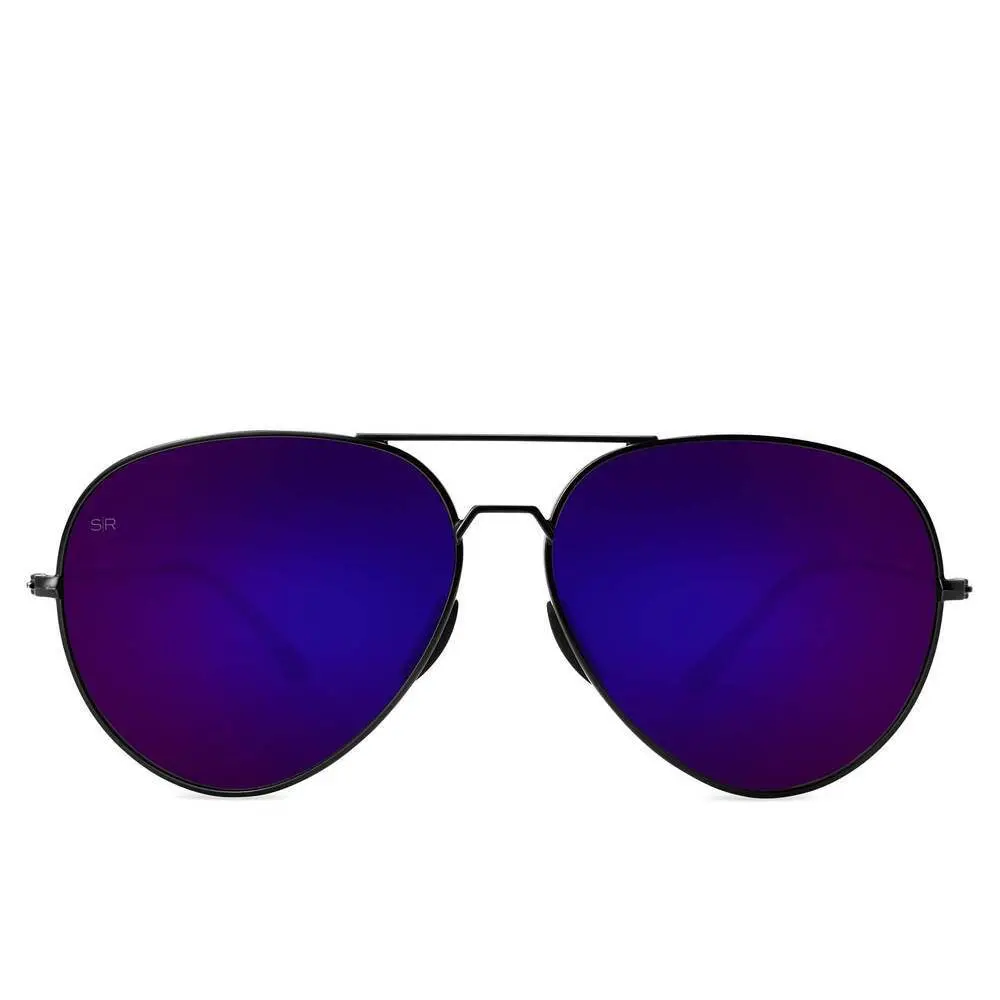 Tangle Free Aviator - Purple Polarized