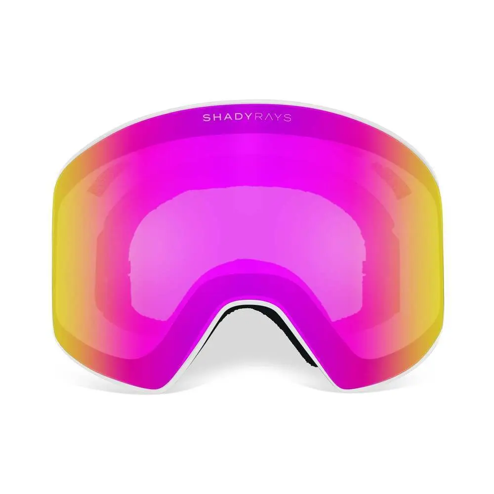 Frontier Snow Goggle Lens - Neon Pink - Image 2