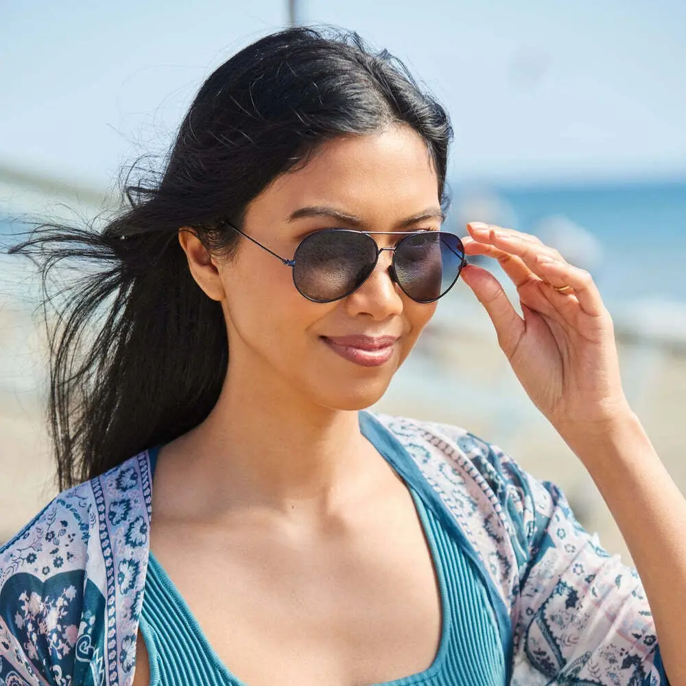 Tangle Free Aviator - Navy Polarized - Image 5