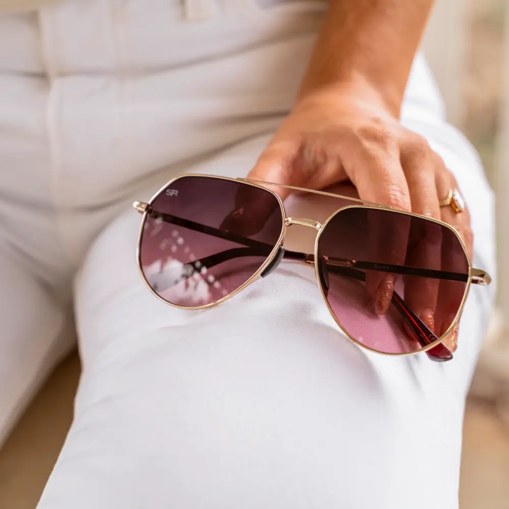 Tangle Free Aviator Hex - Cherry Fade Polarized - Image 7